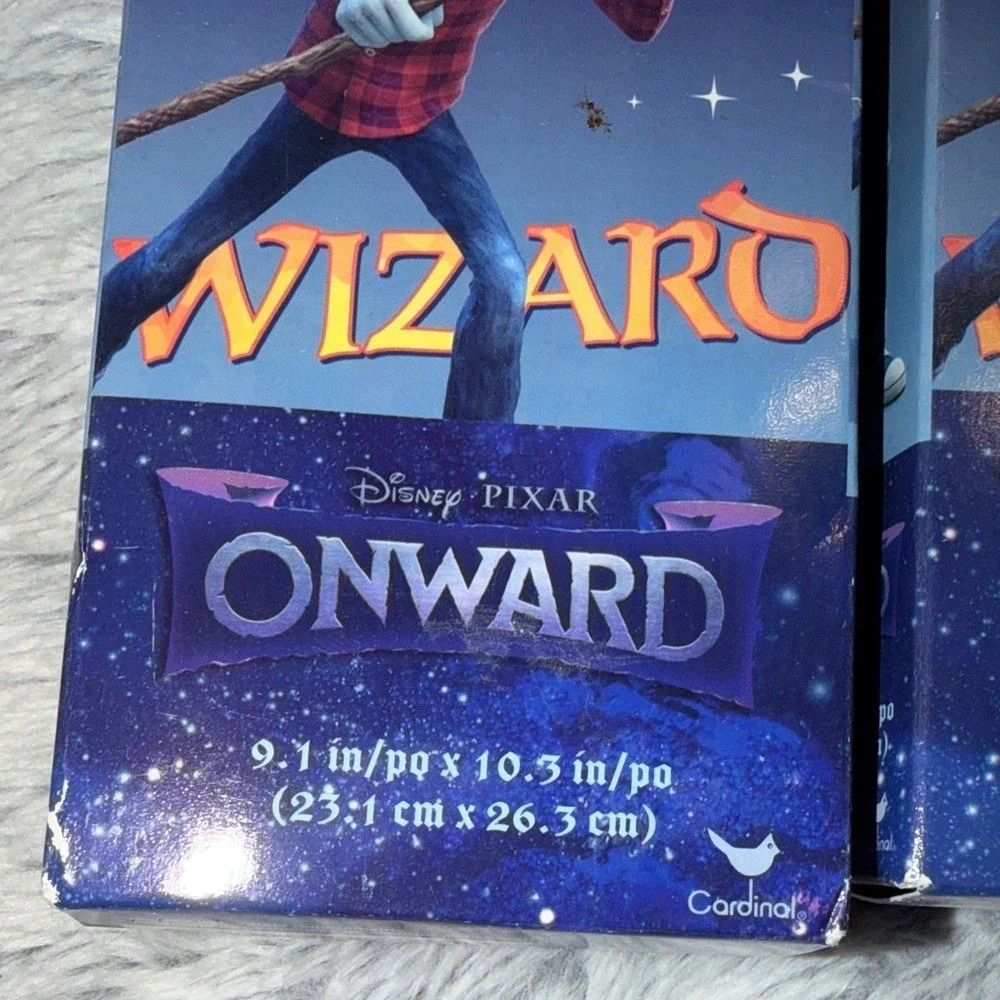 Disney‎ Pixar Onward 100 Piece Puzzle Lot of 2 Cardinal Games Wizard in Training
